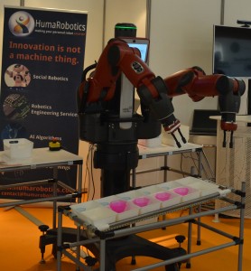 Baxter handling objects at Innorobo 2014