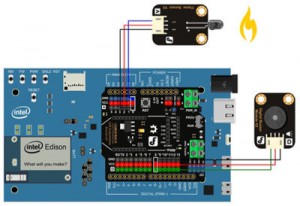 Intel Edison-Projekt: Feuermelder