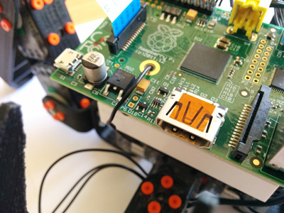 Metabot tutorial assemble the Raspberry Pi to your Metabot