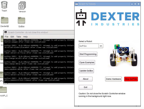 gopigo Programmierung