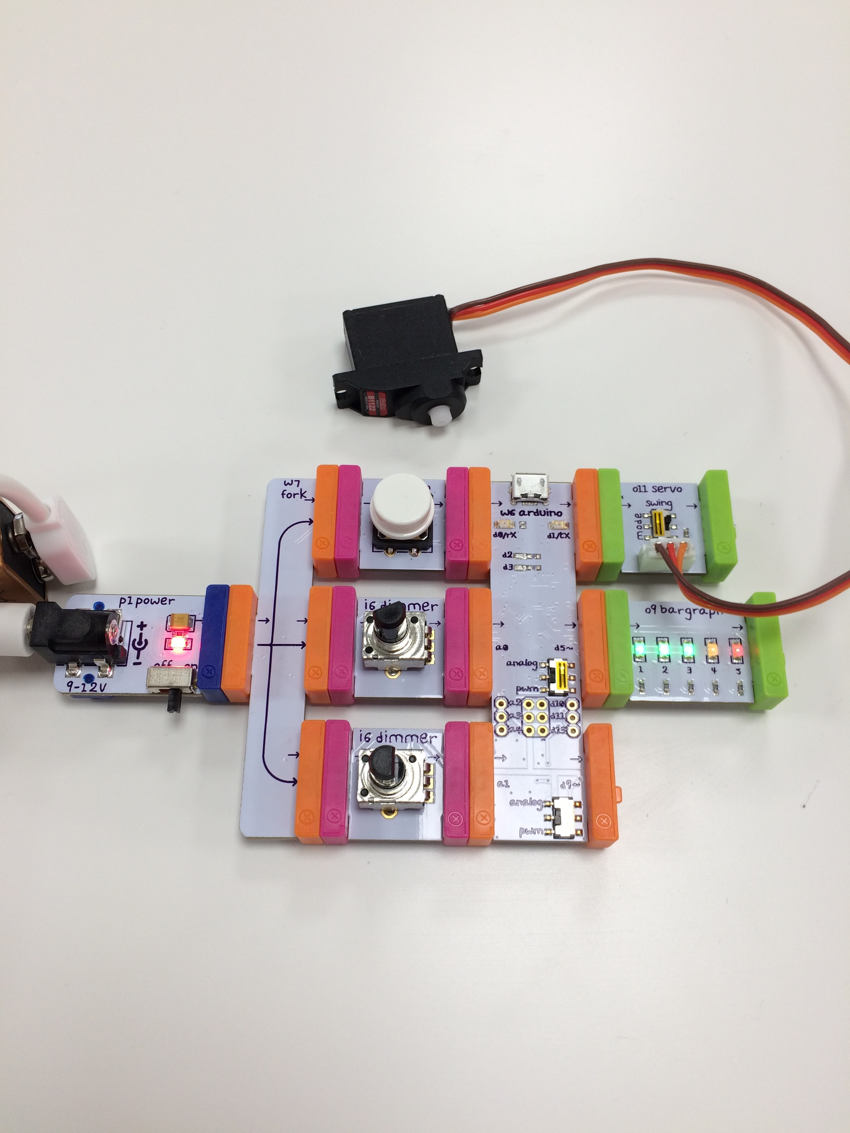 Test littleBits Arduino Coding Kit