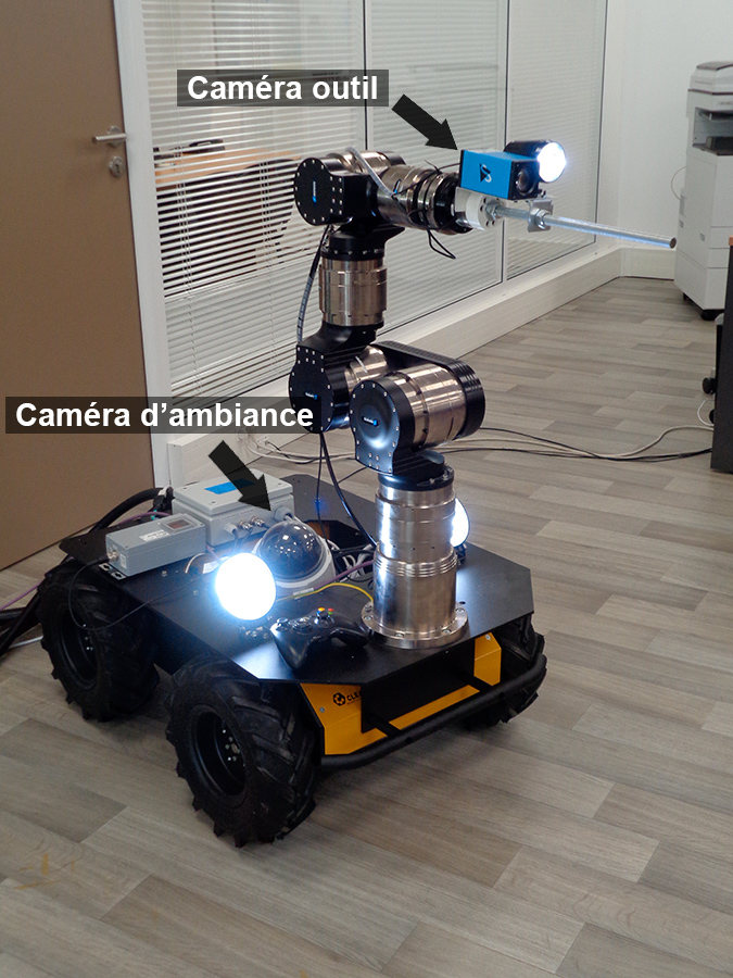 The CEA commissioned Génération Robots to lead a robotics project in a radioactive environment