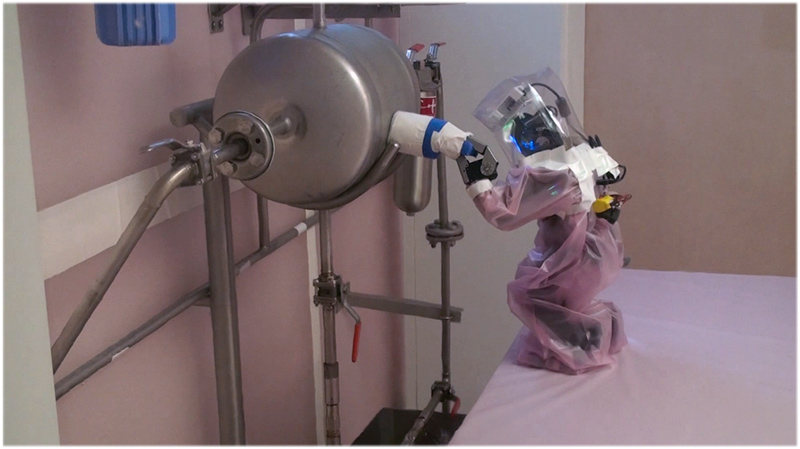 Nuclear Humanoid Inspection and Clean-Up Glove Box Robot
