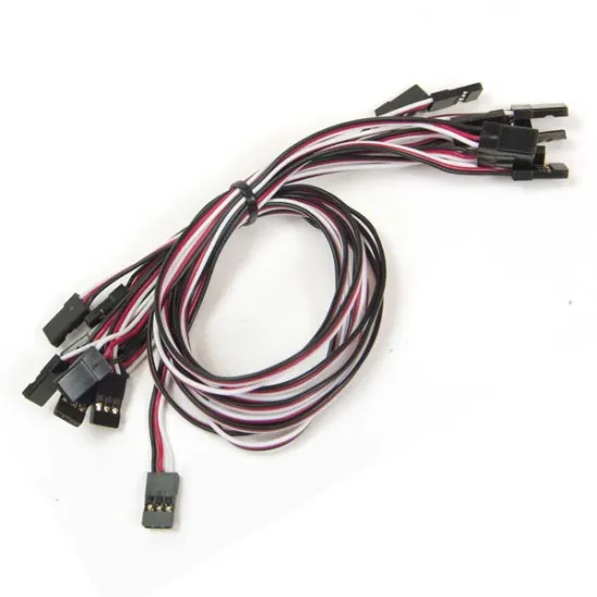Lot de 10 câbles 3 pin 300 mm RobotGeek Lot de 10 câbles 3 pin 300 mm RobotGeek