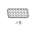 5 plaques blanches OLLO 3X7 5 plaques blanches OLLO 3X7