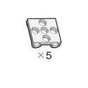 OLLO Cap Adaptor white 5pcs OLLO Cap Adaptor white 5pcs
