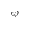 OLLO Dual Bracket-L white 5pcs OLLO Dual Bracket-L white 5pcs