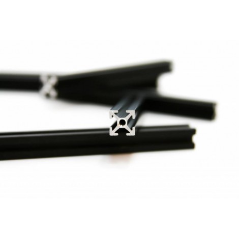 Profilé taraudé MakerBeam 1500mm - noir (x1)