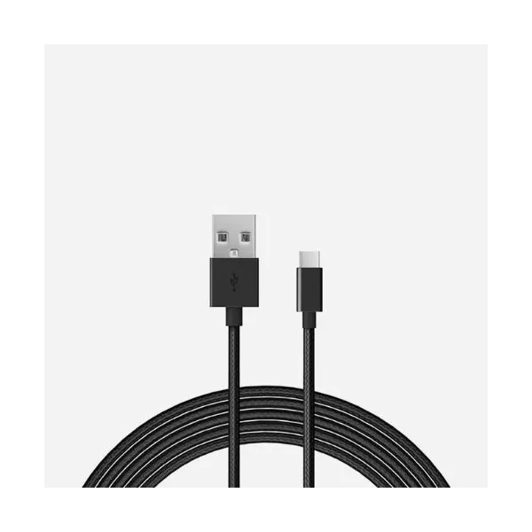 CELLONIC Cavo USB-C 2.0 - 1 Metro, 3A, Nero - Per Ricarica E Trasferimento Dati 480 Mbps - Compatibile Motorola Edge 30 Neo, Fusion, Ultra E Altri