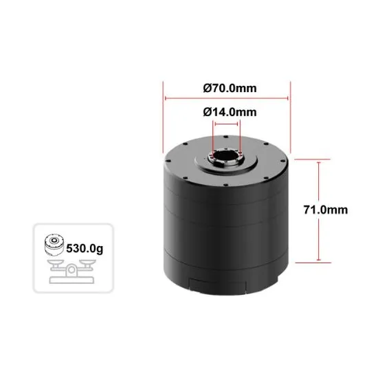 Dynamixel Servo Motor YM070-210-B001-RH | Génération Robots
