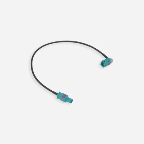 Fakra GMSL2 MF right angle extension cable for Zed X camera
