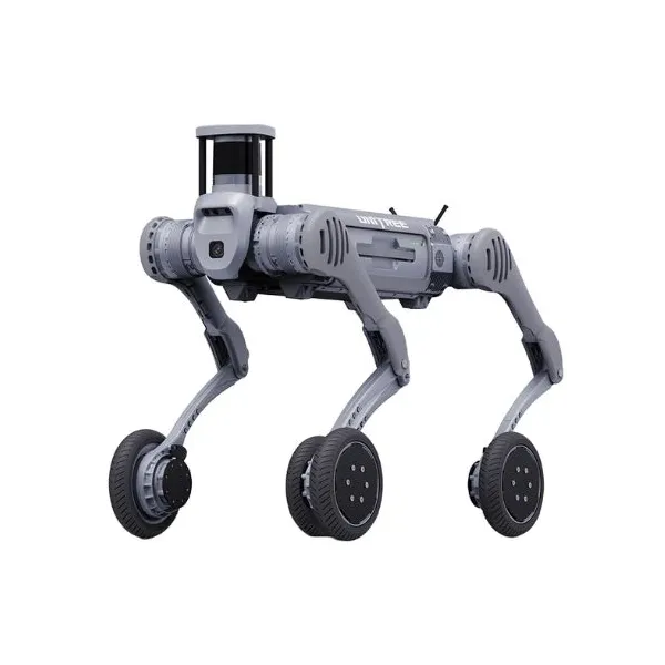 Vierbeiniger Roboterhund mit Rädern B2