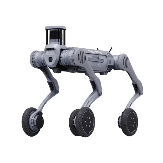 B2 Quadruped Robot with wheels