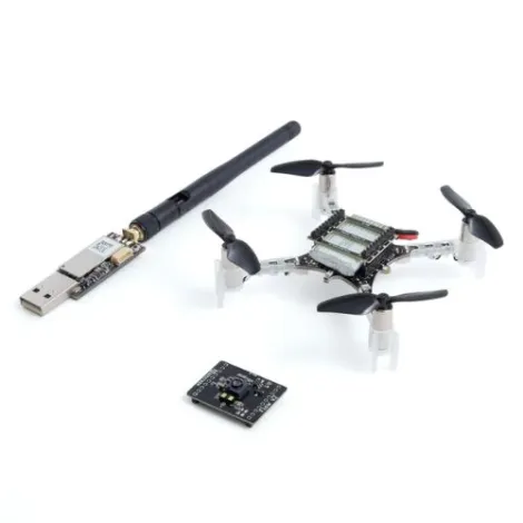 Crazyflie 2.1+ Programmable Nano Drone - STEM Drone Bundle