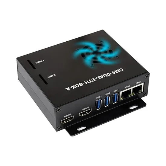 Mini-PC mit doppeltem Gigabit-Ethernet, basierend auf dem Raspberry Pi Compute Module 4