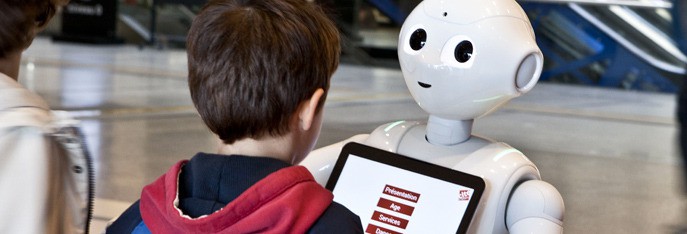 Ca client GR Lab : Pepper à l'accueil de la Cité des Sciences et de l'Industrie