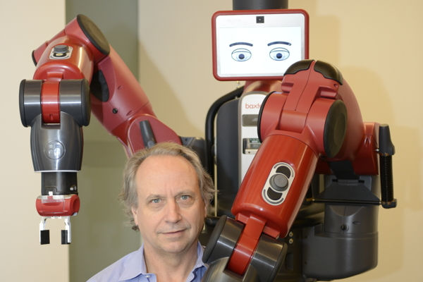 Rodney et le robot collaboratif Baxter de Rethink Robotics