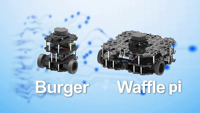 TurtleBot3 Burger et TurtleBot3 Waffle de ROBOTIS