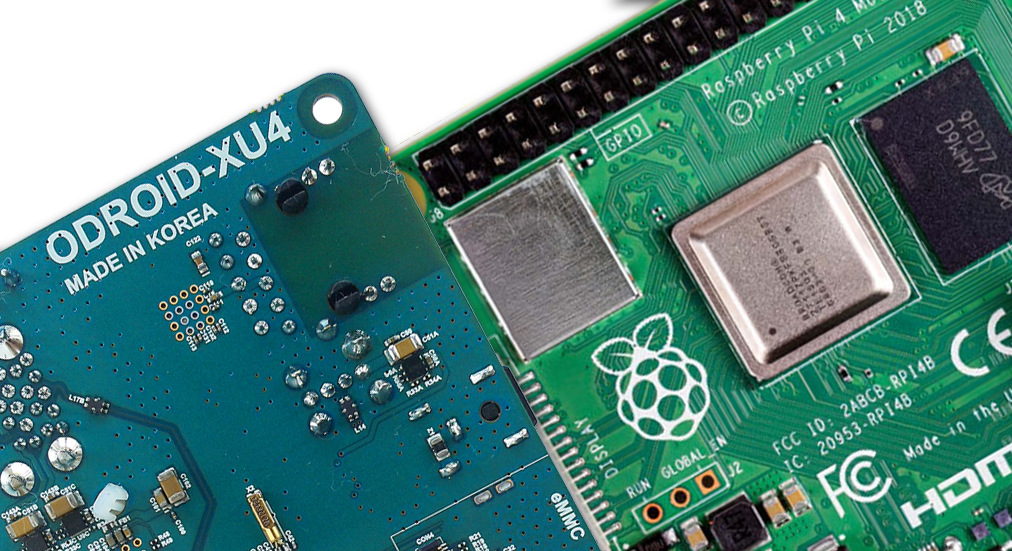Raspberry Pi 4 et Odroid XU4 : comparatif