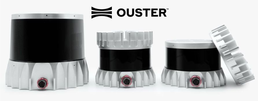 Ouster - Les différents lidar 3D (OS0, OS1 et OS2)