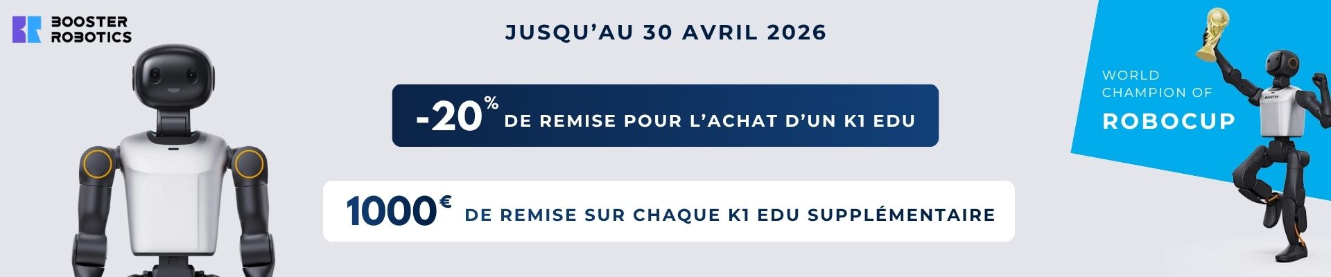 Bannière Promo K1 Edu