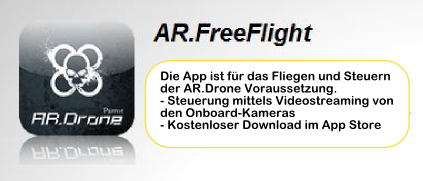 AR.Free Flight, Anwendung von Augmented-Reality-Spiele für AR.Drone
