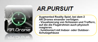 AR.Pursuit, Anwendung von Augmented-Reality-Spiele für AR.Drone