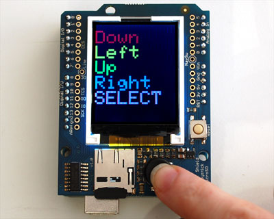 18bits tft color screen shield for arduino adafruit