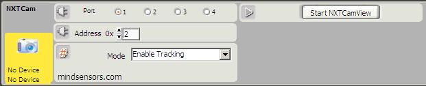 Parameters des NXT-G Blocks der NXTCAM