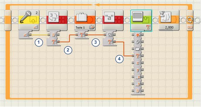 4ème étape d'un programmer simple NXT-G