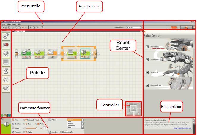 Entwicklungsumgebung für NXT Programme