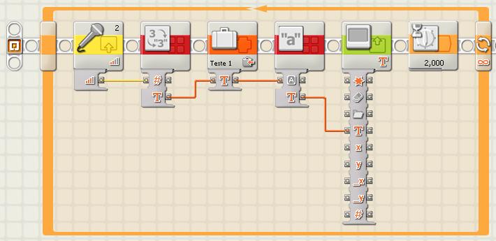 Schema für das fertige NXT Programm