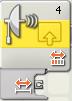 The NXT-G ultrasonic sonar sensor block