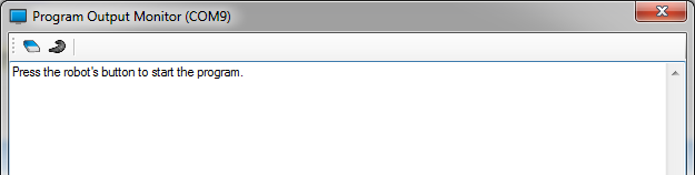 Programm output monitor to check your program running on your Dynamixel actuator