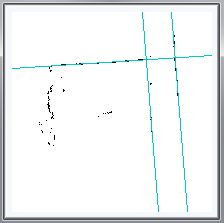 Line extraction with Hough transform using a Hokuyo Laser Range Finder