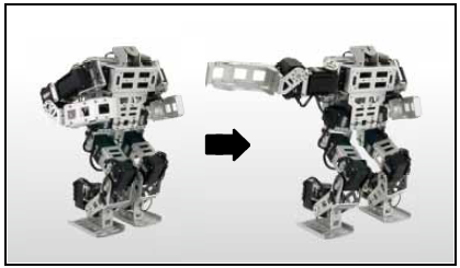 Le mode combat du robot humanoïde proghrammable Boiloid GP