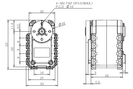 specifications of the integrated snesor ax-s1 dynamixel robotis
