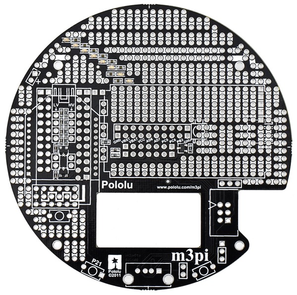 circuit imprime du kit d'extension m3pi pour robot mobile 3pi de pololu