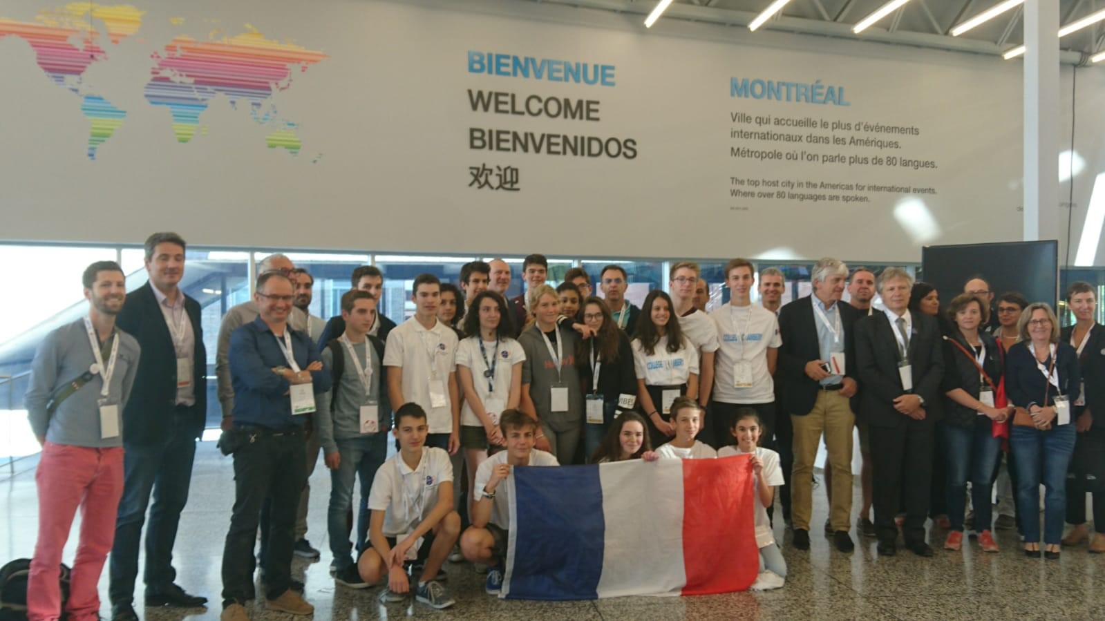 Délégation française Robocup2020 et équipes participant aux épreuves Junior