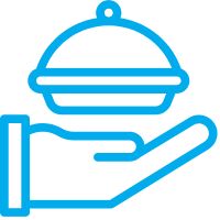 Picto Pudu Restauration - Livraison des plats