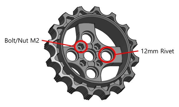 Fixer les roues ISW-01 au TurtleBot3