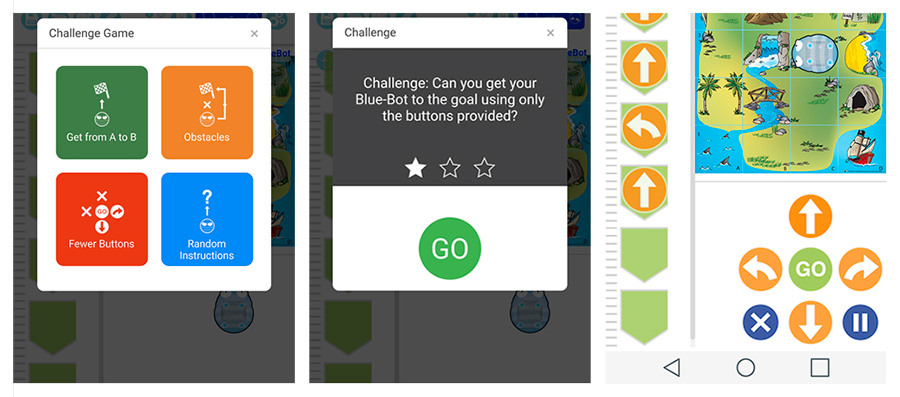 Application Blue-Bot et Bee-Bot